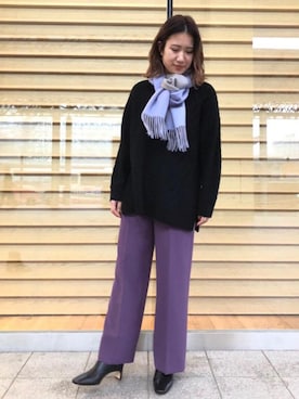 Mizuki Sakaguchiさん（レディース・161cm）の秋コーディネート