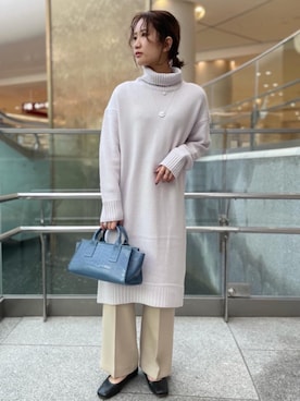 Mizuki Sakaguchiさん（レディース・161cm）の冬コーディネート