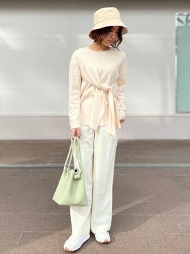 Mizuki Sakaguchiさん（レディース・161cm）の冬コーディネート