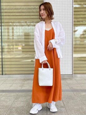 Mizuki Sakaguchiさん（レディース・161cm）の春コーディネート