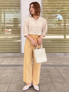 Mizuki Sakaguchiさん（レディース・161cm）の春コーディネート