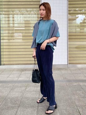 Mizuki Sakaguchiさん（レディース・161cm）の春コーディネート