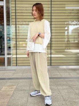 Mizuki Sakaguchiさん（レディース・161cm）の春コーディネート