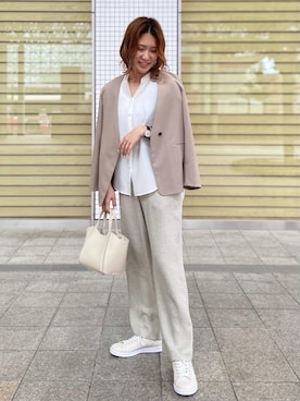 Mizuki Sakaguchiさん（レディース・161cm）の春コーディネート