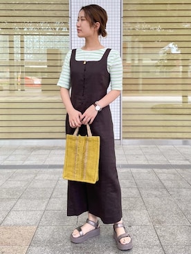 Mizuki Sakaguchiさん（レディース・161cm）の春コーディネート