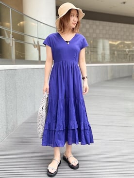 Mizuki Sakaguchiさん（レディース・161cm）の夏コーディネート