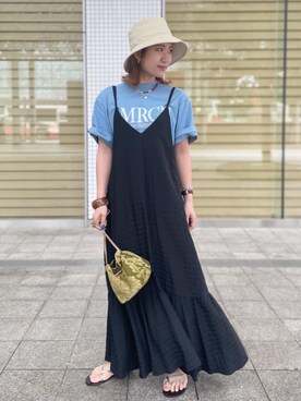 Mizuki Sakaguchiさん(レディース・161cm)の夏コーディネート