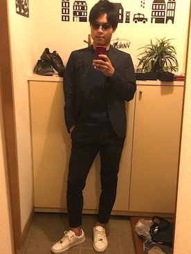 「HUGO BOSS（ヒューゴボス）のアイテム（パンツ）」を使った、ざぶさん（メンズ・177cm）の夏コーディネート