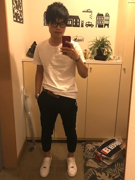 「HUGO BOSS（ヒューゴボス）のアイテム（テーラードジャケット）」を使った、ざぶさん（メンズ・177cm）の夏コーディネート