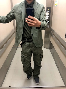 まいけるさん（メンズ・177cm）の春コーディネート