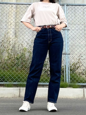 「AS as know as（エーエス アズノウアズ）のアイテム（トップス）」を使った、kapchonさん（レディース・170cm）の夏コーディネート