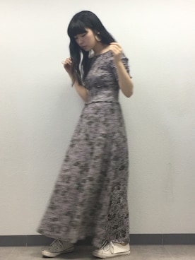 「エクラン」｜ハラグチリナさん（レディース・157cm）の春コーディネート