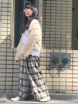 「エクラン」｜ハラグチリナさん（レディース・157cm）の春コーディネート