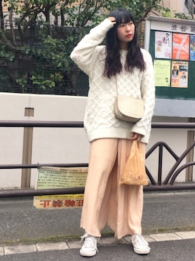 「エクラン」｜ハラグチリナさん（レディース・157cm）の春コーディネート