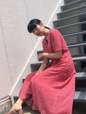 「エクラン」｜ハラグチリナさん（レディース・157cm）の夏コーディネート