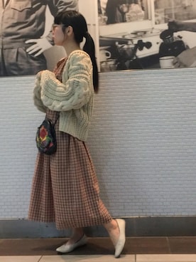 「エクラン」｜ハラグチリナさん（レディース・157cm）の夏コーディネート