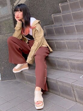 ハラグチリナさん（レディース・157cm）の秋コーディネート