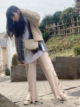 ハラグチリナさん（レディース・157cm）の冬コーディネート