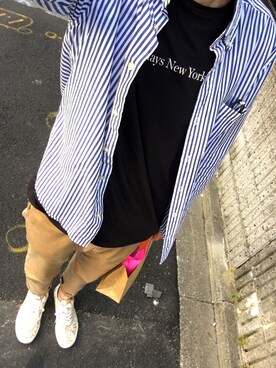 ショウへーさん（メンズ・182cm）の春コーディネート