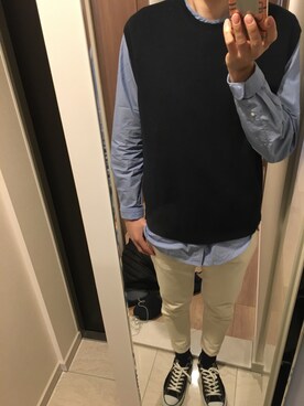 ショウへーさん（メンズ・182cm）の春コーディネート