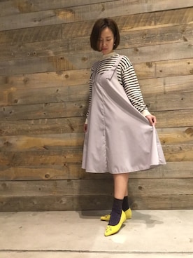 「ソックス×パンプス」｜WAラゾーナ川崎プラザ店さん（レディース・163cm）の春コーディネート