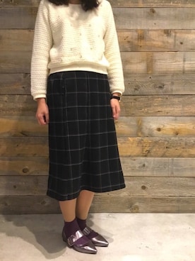 「ソックス×パンプス」｜WAラゾーナ川崎プラザ店さん（レディース・163cm）の春コーディネート
