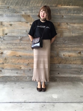 「Lattice（Lattice）のアイテム（アクセサリー）」を使った、WAラゾーナ川崎プラザ店さん（レディース・163cm）の秋コーディネート