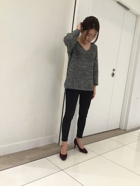 「dazzlin（ダズリン）のアイテム（パンツ）」を使った、WAラゾーナ川崎プラザ店さん（レディース・163cm）の秋コーディネート