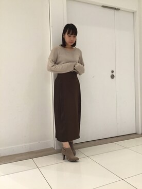 「WA ORiental TRaffic（ダブルエーオリエンタルトラフィック）のアイテム（ブーツ）」を使った、WAラゾーナ川崎プラザ店さん（レディース・158cm）の秋コーディネート