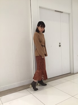 「WA ORiental TRaffic（ダブルエーオリエンタルトラフィック）のアイテム（ブーツ）」を使った、WAラゾーナ川崎プラザ店さん（レディース・158cm）の秋コーディネート