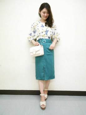 Heather横浜ジョイナス店　STAFF2さん（レディース・166cm）の春コーディネート