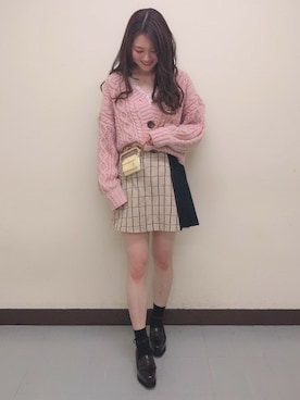 「甘辛mix」｜「アイテム（財布/小物）」を使った、Heather横浜ジョイナス店　STAFF2さん（レディース・166cm）の冬コーディネート