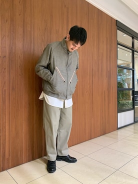 「WORK NOT WORK URBAN RESEARCH（ワークノットワークアーバンリサーチ）のアイテム」を使った、shomayamagishiさん（メンズ・173cm）の春コーディネート