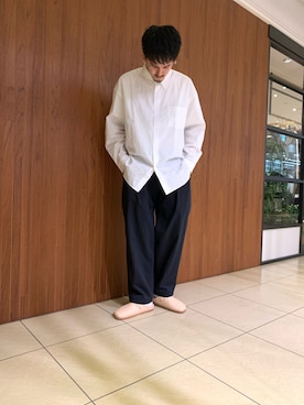 「TEATORA（テアトラ）のアイテム」を使った、shomayamagishiさん（メンズ・173cm）の春コーディネート