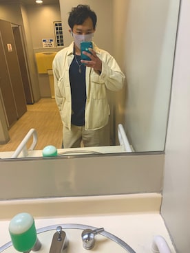 「GUコーデ」｜「アイテム（セットアップ）」を使った、takahiさん（メンズ・168cm）の秋コーディネート