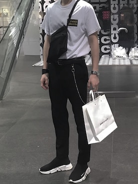 「Saint Laurent」｜「アイテム（その他）」を使った、Sssさん（メンズ・168cm）の春コーディネート