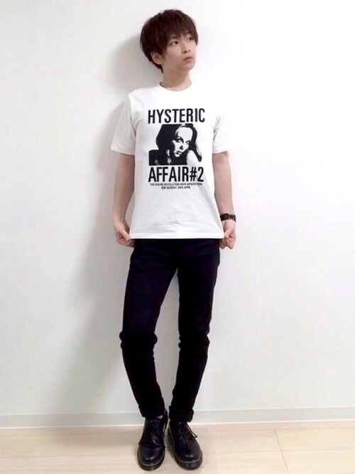 Tomo Hysteric Glamourのtシャツ カットソーを使ったコーディネート Wear
