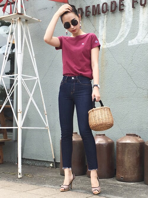 Miima Rose Budのtシャツ カットソーを使ったコーディネート Wear Miima Rose Budのtシャツ カットソーを使ったコーディネート Wear