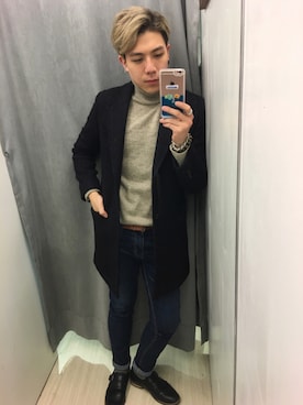 「Vanger（Vanger）のアイテム」を使った、謝杙宸さん（メンズ・176cm）の夏コーディネート