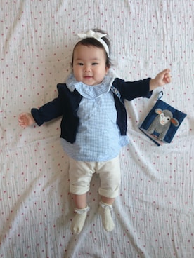 はななさん（キッズ・60cm）の夏コーディネート