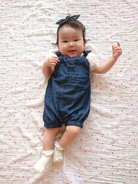 はななさん（キッズ・60cm）の夏コーディネート