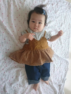 はななさん(キッズ・60cm)の夏コーディネート