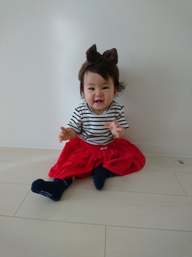 はななさん（キッズ・70cm）の秋コーディネート