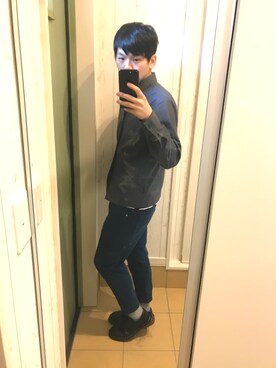 「HARE（ハレ）のアイテム（その他アウター）」を使った、testさん（メンズ・172cm）の春コーディネート