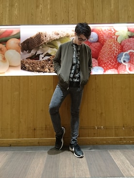 あっくん is wearing CHROME HEARTS