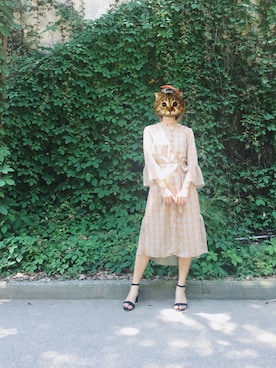 「ONLY（オンリー）のアイテム（スカート）」を使った、津津津小津さん（レディース・165cm）の夏コーディネート