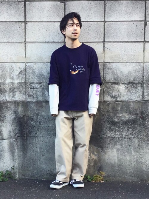 Mizuki Graniph スマーク伊勢崎 Design Tshirts Store Graniphのtシャツ カットソーを使ったコーディネート Wear