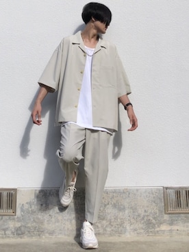 「沖縄」｜「アイテム（腕時計）」を使った、Shikiさん（メンズ・179cm）の夏コーディネート