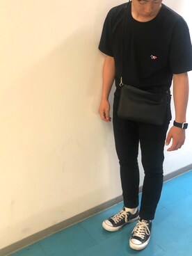 「メゾン キツネ(MAISON KITSUNE)」｜TTさん（メンズ・168cm）の春コーディネート