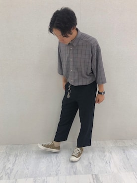 「DAISO（DAISO）のアイテム（財布/小物）」を使った、TTさん（メンズ・168cm）の秋コーディネート